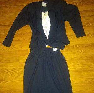 Vintage Sabino Women's Suit Skirt Size 12P